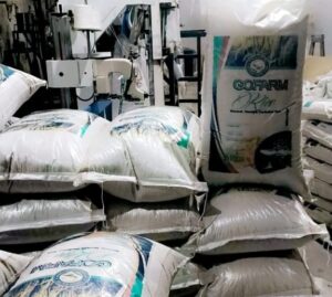Packaging of rice